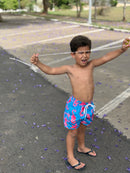 Swim Short Estampado Fundo do mar